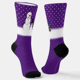 Chaussette Halloween de la famille Snowman