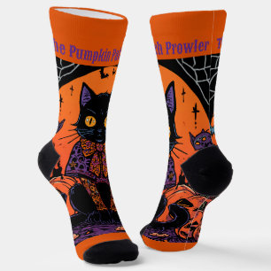 Chaussette Halloween,Le rôdeur de la parcelle de citrouilles