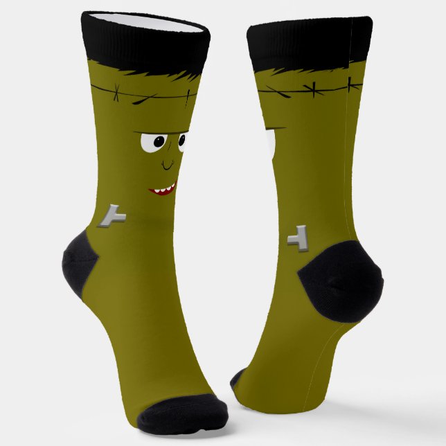 Chaussette Halloween monstre de Frankie (Angulaire)