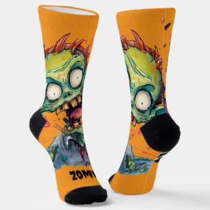 Chaussette Halloween, Zombie,Hurlement du château pourpre ,