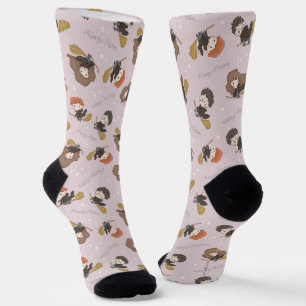 Chaussette HARRY POTTER™, Hermione & Ron Flying Motif