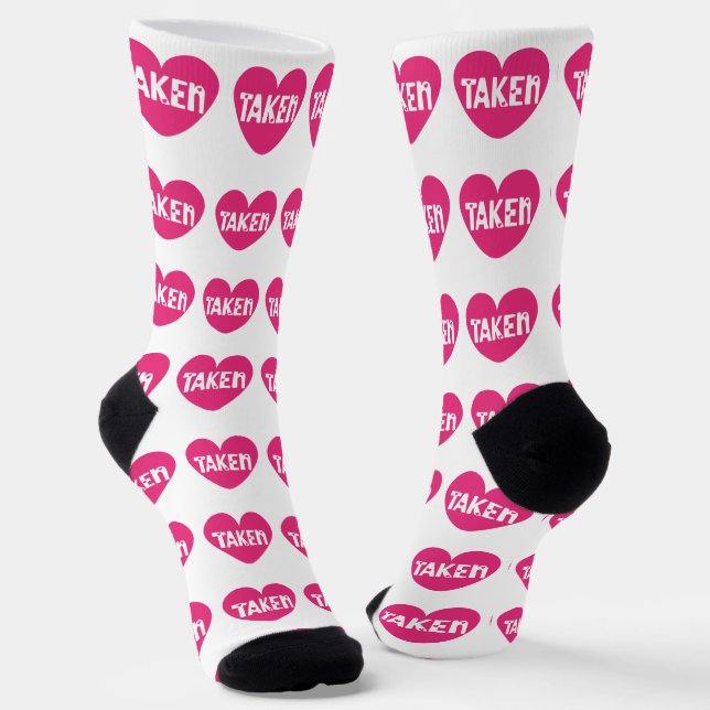 Chaussette Heart Taken Valentine (Angulaire)