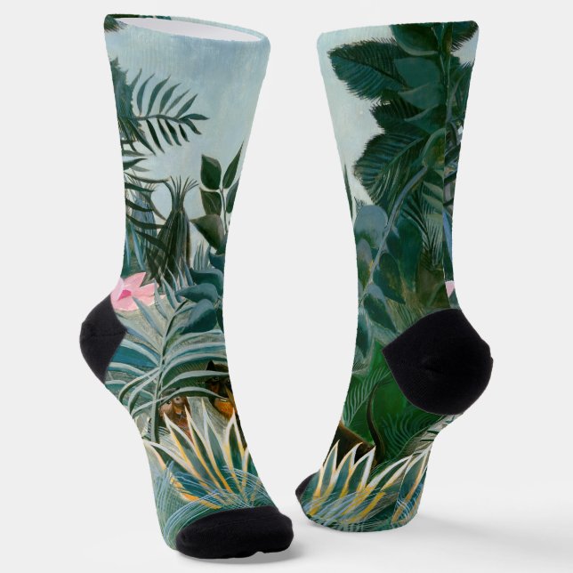 Chaussette Henri Rousseau - La jungle équatoriale (Angulaire)