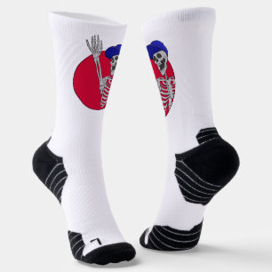 Chaussette Hey Amis Cool et drôle Squelette