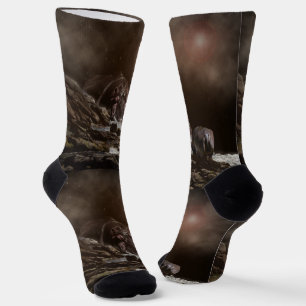 Chaussette Hippo géant Trouver l'amour, Chaussettes d'équipag