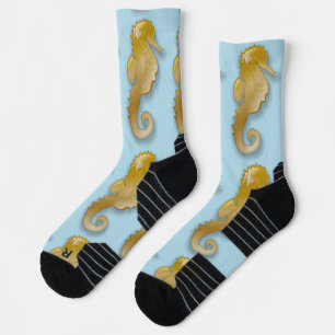 Chaussette Hippocampe doré Thunder_Cove