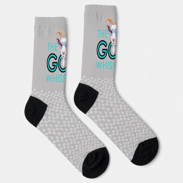 Chaussette Hipster Chèvre Whisperer HoofPrints (Droite)