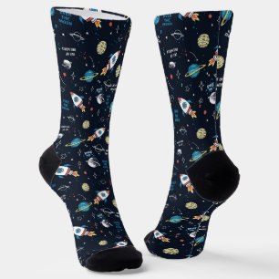 Chaussette Hors de ce Motif spatial mondial