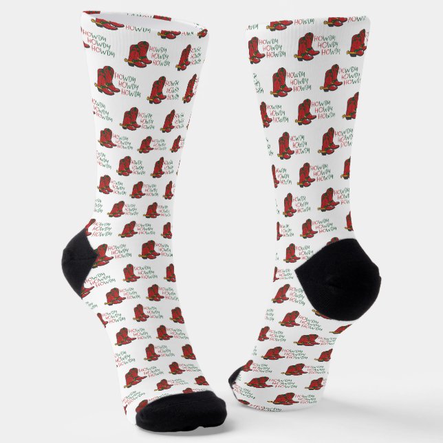 Chaussette HOwdy HOwdy Chaussettes de bottes de Noël pour gar (Angulaire)