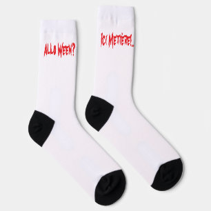 Chaussette humour Halloween