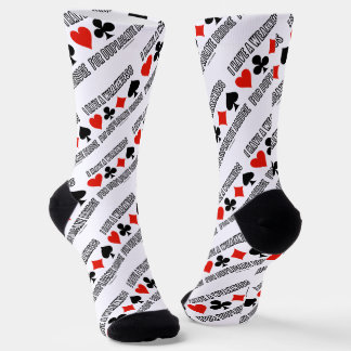 Chaussette I Have A Weakness For Duplicate Bridge