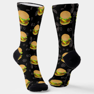 Chaussette I Love Double Cheeseburgers