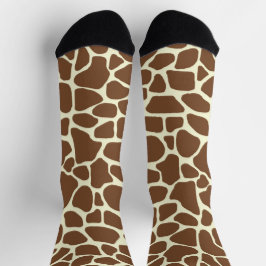 Chaussette Impression de girafe