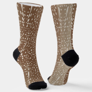Chaussette Impression de motif de faon tacheté de cerf bébé