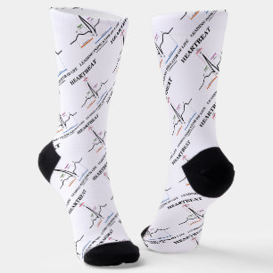 Chaussette Indicateur Principal De La Vie ECG/EKG Humour