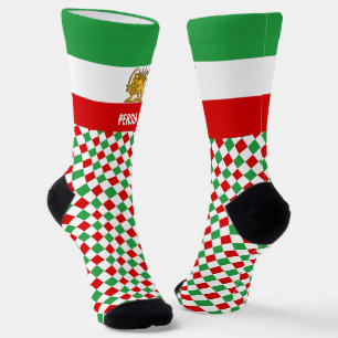 Chaussette Iran, Chaussettes Perse, Drapeau Perse / Shah d'Ir