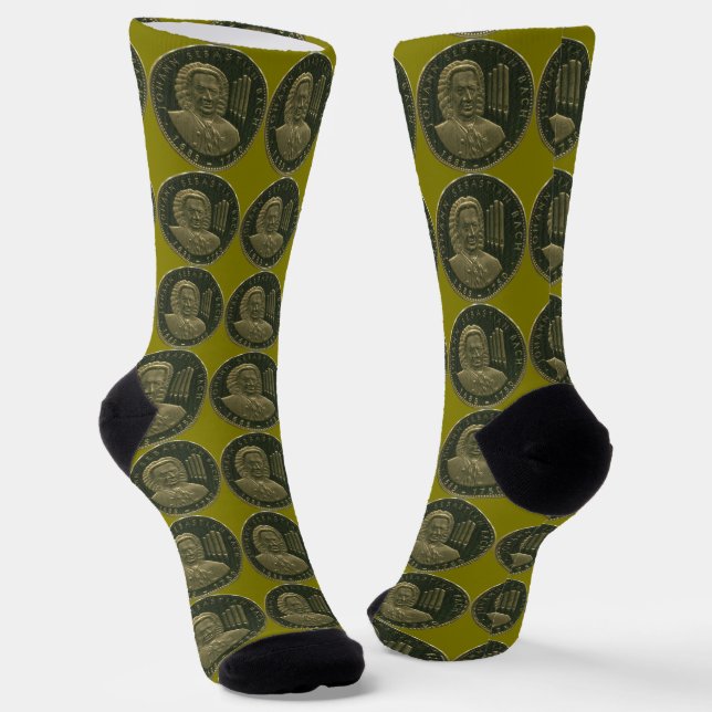 Chaussette J.S. Bach, Organiste (Angulaire)