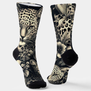 Chaussette Jaguar de la Jungle vintage