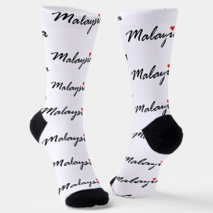 Chaussette J'aime la Malaisie
