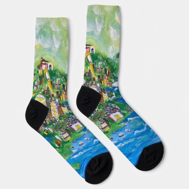Chaussette J'aime le HK (Droite)