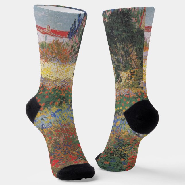 Chaussette Jardin de fleurs - Vincent van Gogh (Angulaire)