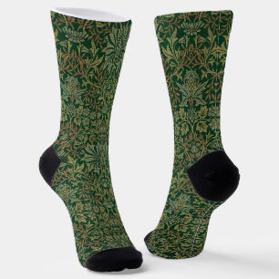 Chaussette Jardin de William Morris - Verts