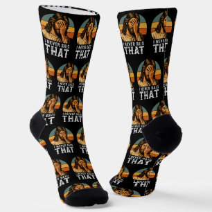 Chaussette Je N'Ai Jamais Dit Que Jésus Mème Drôle Chrétien
