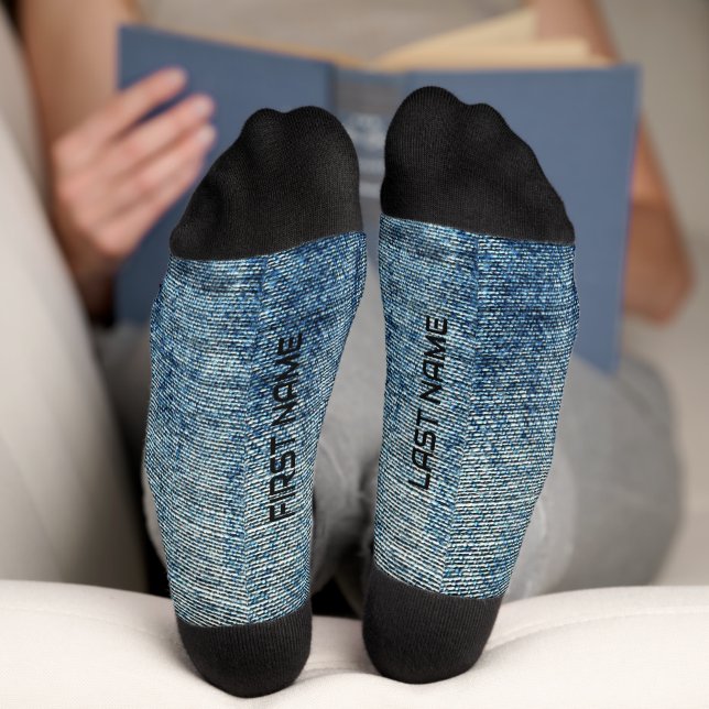 Chaussette Jeans déchirés personnalisés (Fond)