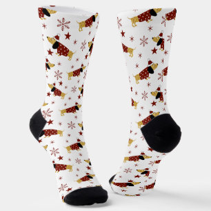 Chaussette Jingle All Dachshund Way