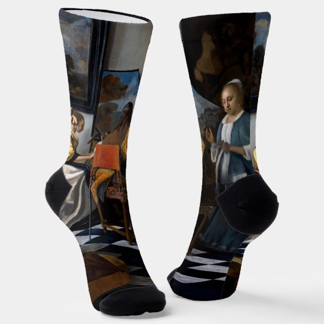 Chaussette Johannes Vermeer - Le Concert (Angulaire)