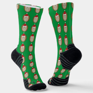 Chaussette Joli hérisson de Noël
