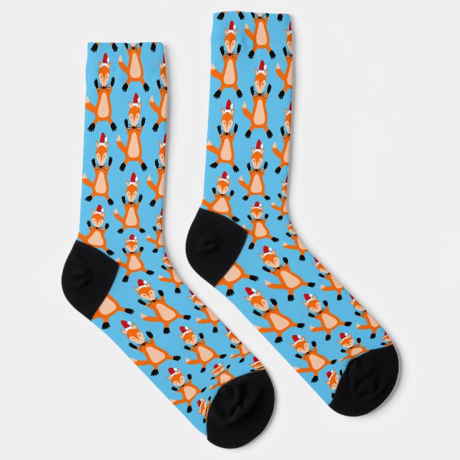 Chaussette Joli Noël Fox Motif (Droite)
