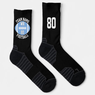 Chaussette Joueur de football personnalisé Nom de l'équipe Lu