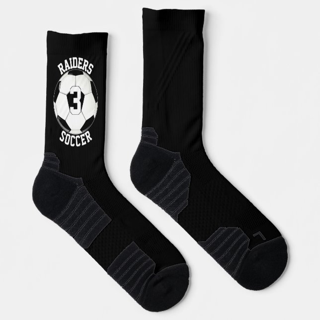 Chaussette Joueur de football Personnalisé Nom et numéro de l (Droite)