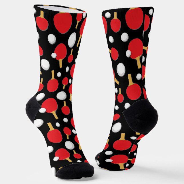 Chaussette Joueur de tennis de table Novelty Ping Pong (Angulaire)