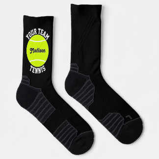 Chaussette Joueur de tennis Personnalisé Équipe et Nom du jou
