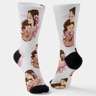Chaussette Joyeuse Fête des Mères 