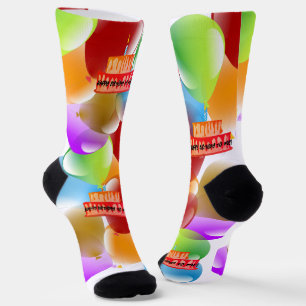 Chaussette Joyeuses Chaussettes d'anniversaire HAMbyWG