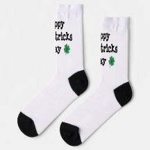 Joyeuses chaussettes de la journée S.Patricks