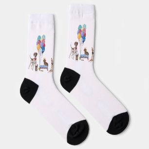 Chaussette Joyeux Anniversaire Canine Chien Breeds Party