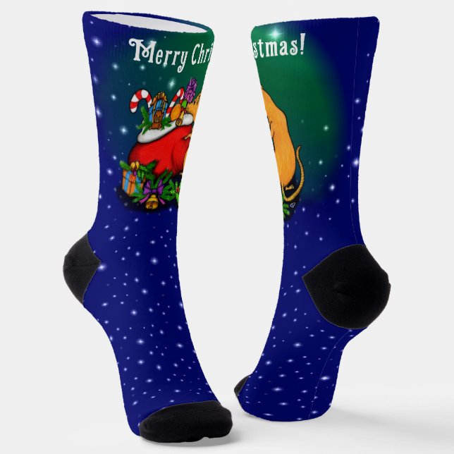 Chaussette Joyeux Noël avec Rat Prince (Angulaire)