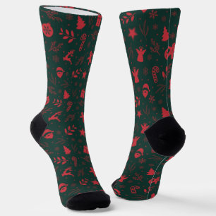 Chaussette Joyeux Noël Fête de fin d'année