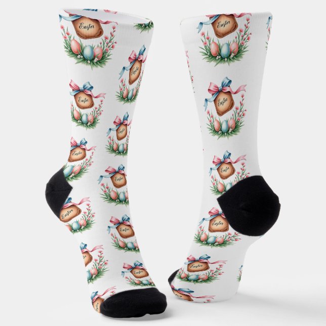 Chaussette Joyeux Pâques ! (Angulaire)