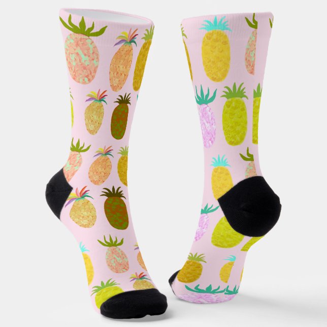 Chaussette Juicy Pineapple Pattern (Angulaire)