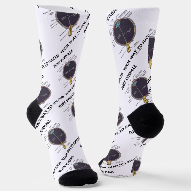 Chaussette Juste Eyeball Votre Façon De Réussir L'Anatomie De (Angulaire)