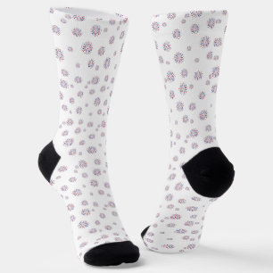 Chaussette Juste Ici Pour Le Feu D'Artifice Drôle Pour Deux