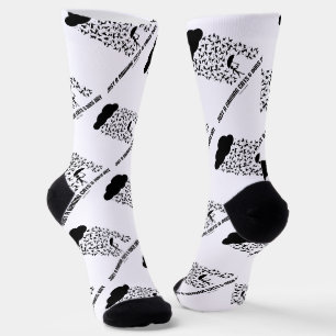 Chaussette Juste Une Pluie Chats Et Chiens Jour Météorologie