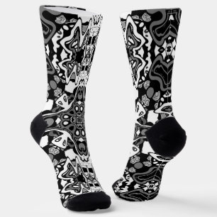 Chaussette Kaliedoscope marocain géométrique de style ornemen