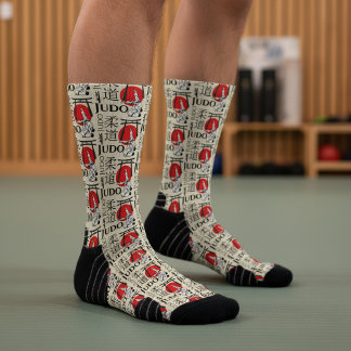 Chaussette Kanji de Judo, Judoka, motif de portes Torii