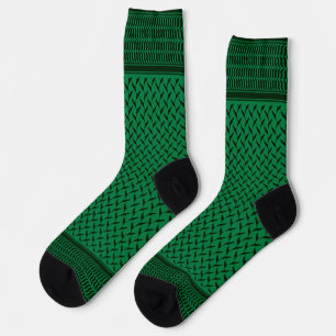 Chaussette Keffieh palestinien motif de carte de la Palesti